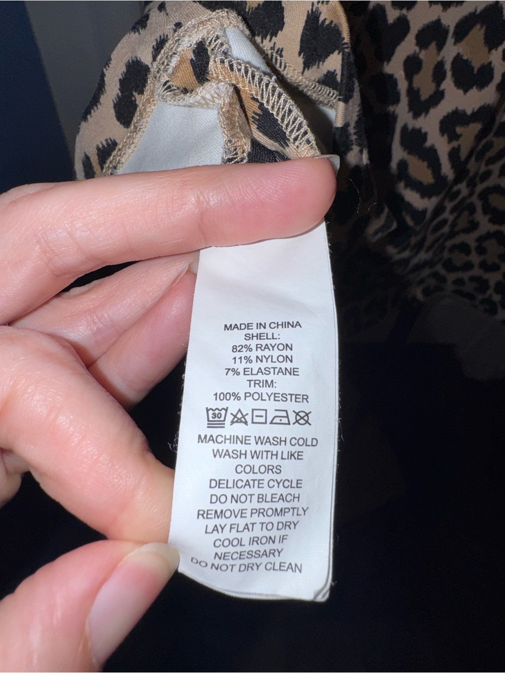 kate spade Leopard Print Long-Sleeve Fit & Flare Dress with pockets size 4 - Picture 11 of 11